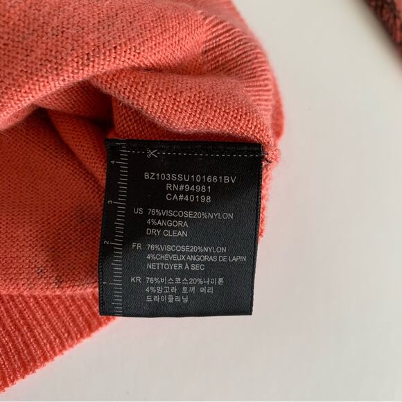 Twelve by Twelve Coral Pink and Black Fashionista Women Print Cardigan Medium - Picture 7 of 12